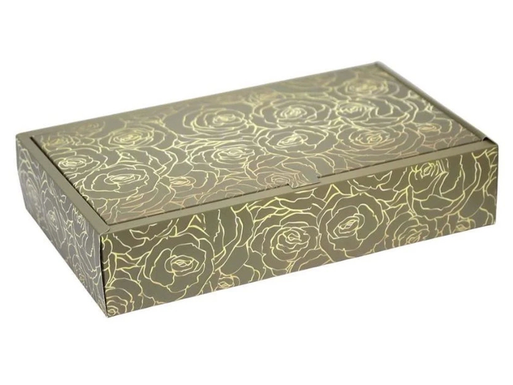 Коробка подарочная раскладная Розы H810-1M, 17×30×6,9 см, для упаковки подарков
