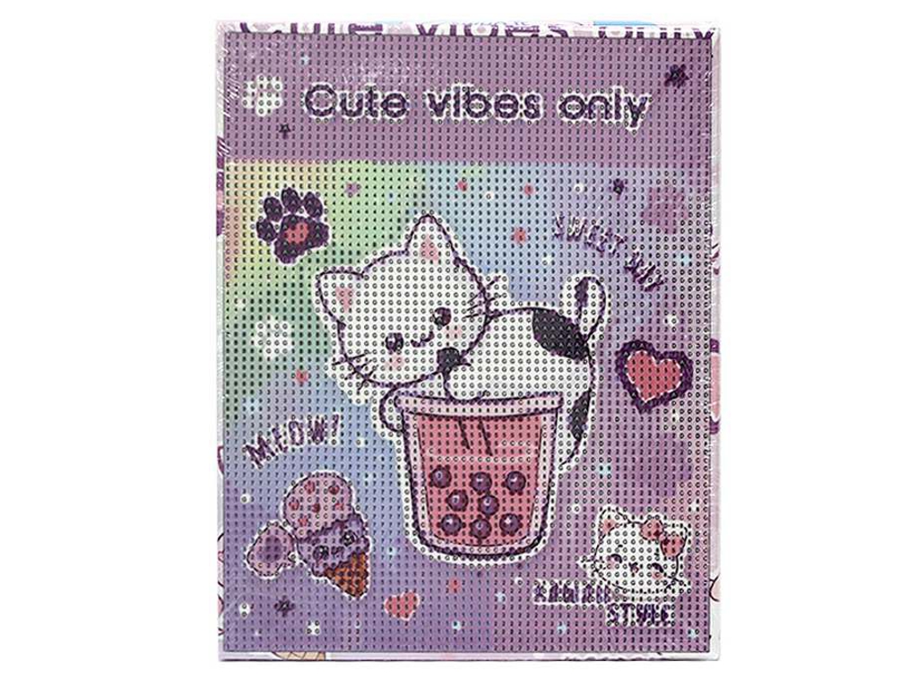 Алмазная мозаика Kidis Котенок, 20×25 см, на холсте