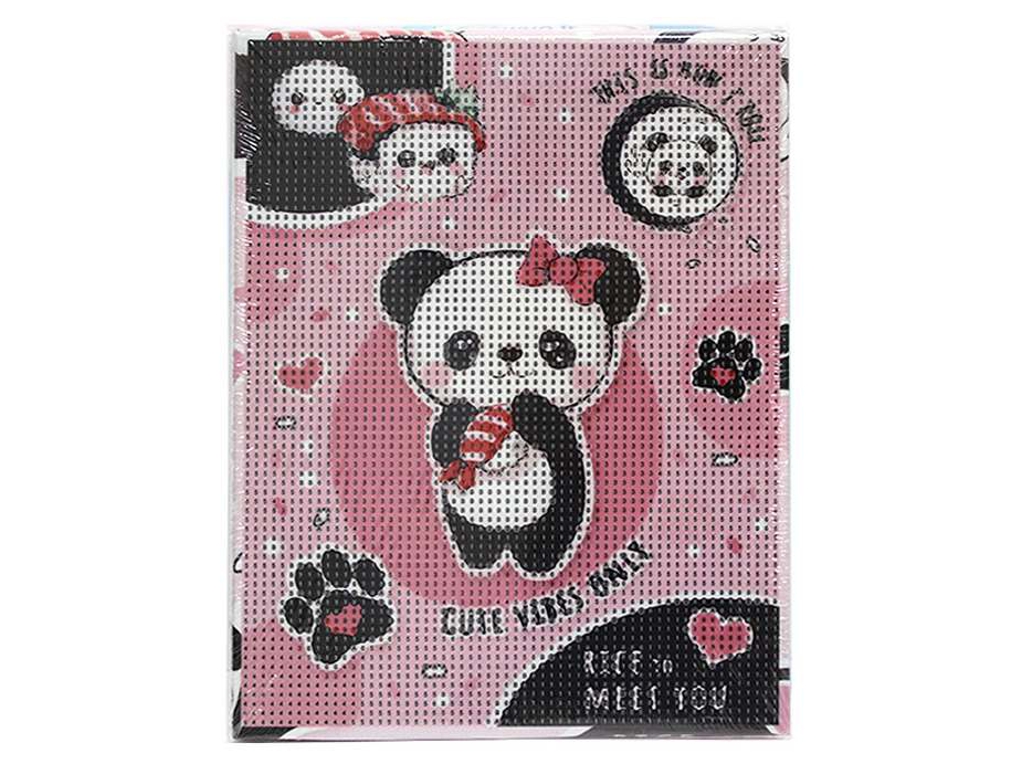 Алмазная мозаика Kidis Панда, 20×25 см, на холсте