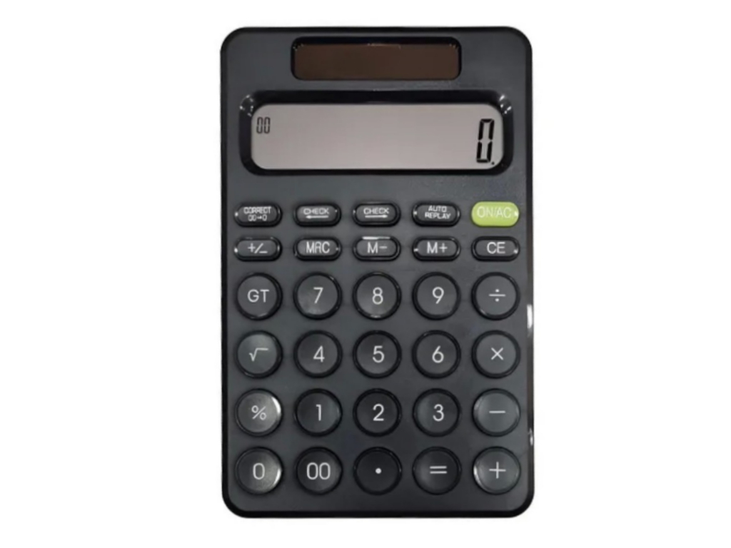 Калькулятор RZ806B, 12 розрядів, 16х10 см, мікс кольорів