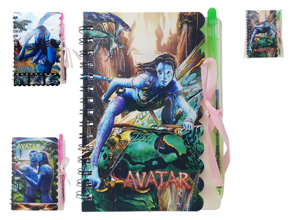 Блокнот на спирали Avatar с ручкой,  X104