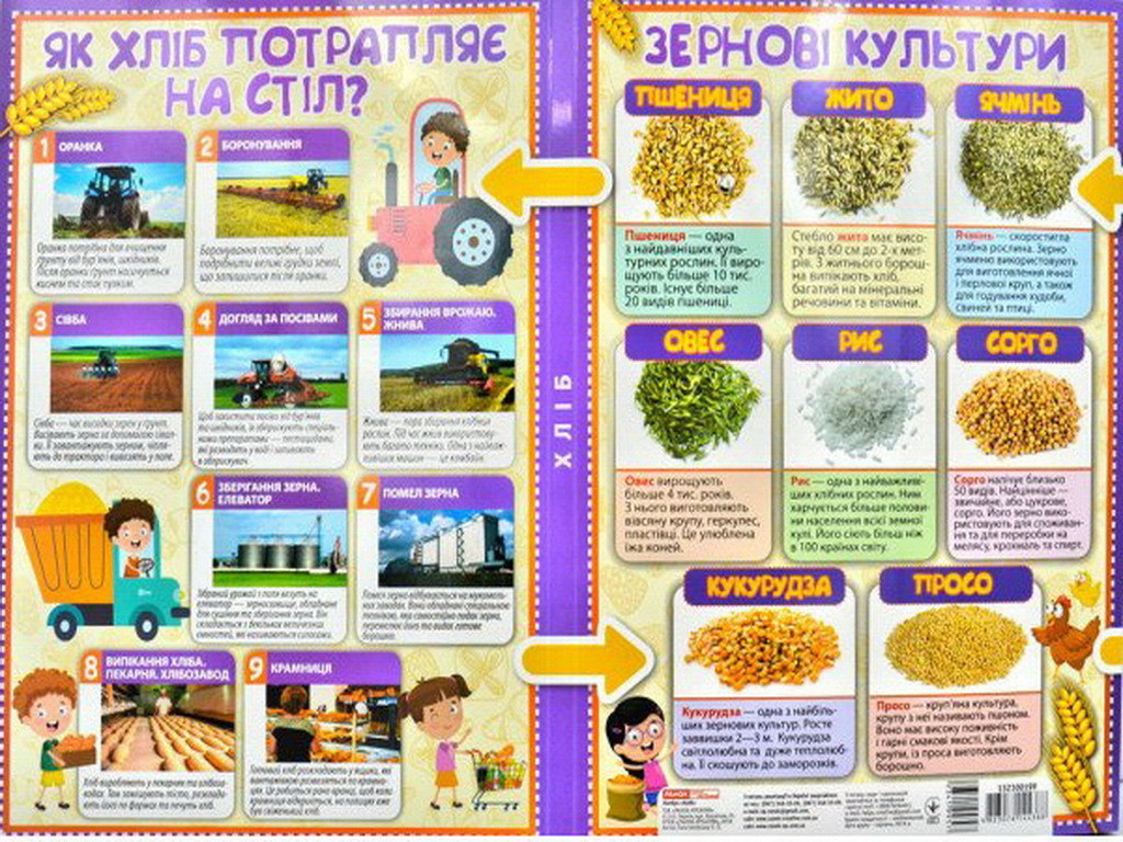 Пособие "Мини-лепбук. Хлеб", НУШ, Ранок