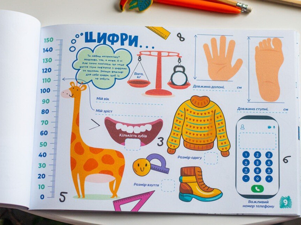 Щоденник "Про мене", 5+, Наочні посібники