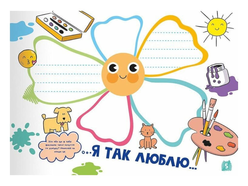 Щоденник "Про мене", 5+, Наочні посібники
