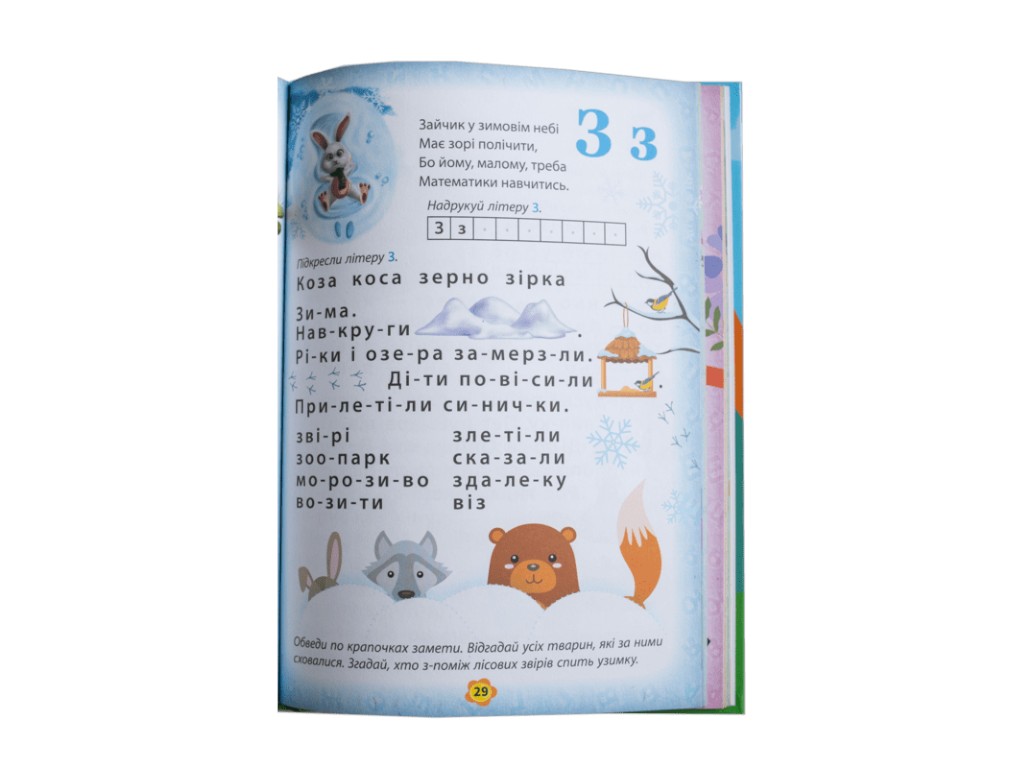 Книга "Буквар", Ласка Карина, Наочні посібники