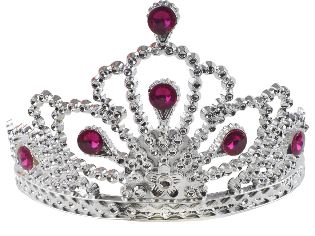 Карнавальна корона з рожевим камінням