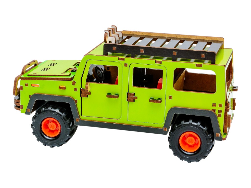 Дерев'яний 3D-конструктор Wood Rover, PuzzleOk Puz-00951