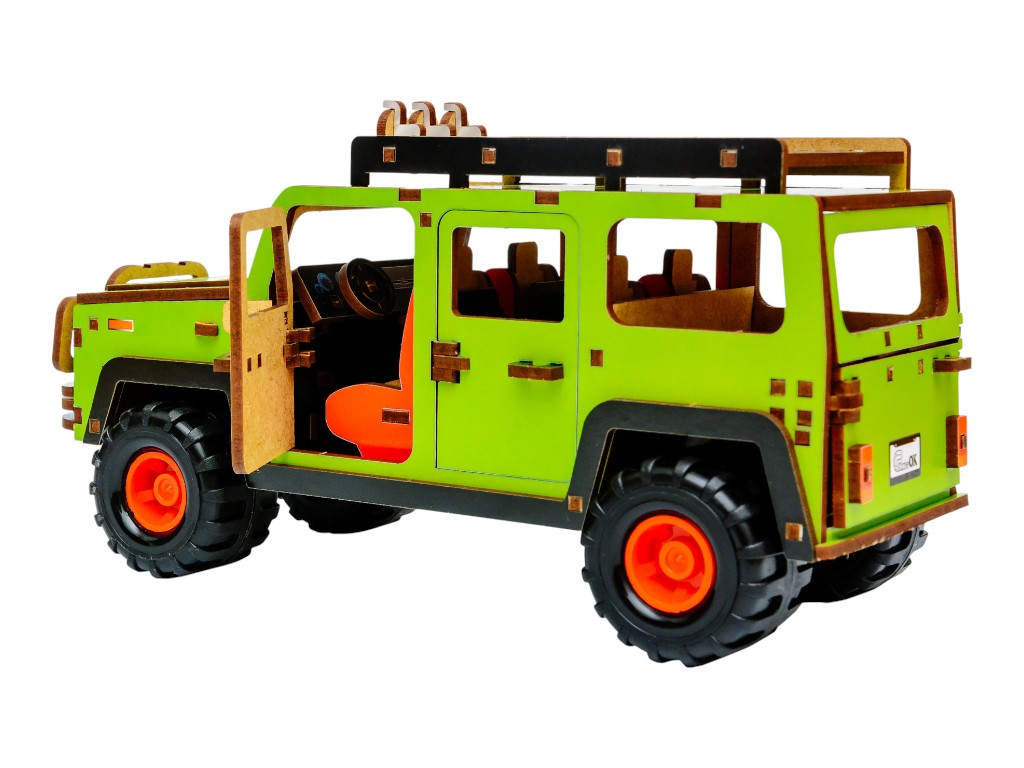 Дерев'яний 3D-конструктор Wood Rover, PuzzleOk Puz-00951