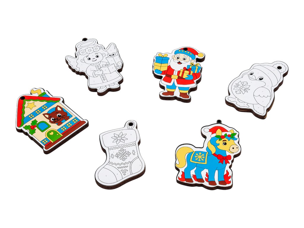 Новогодний бокс «Раскрась сам», PuzzleOk 01236