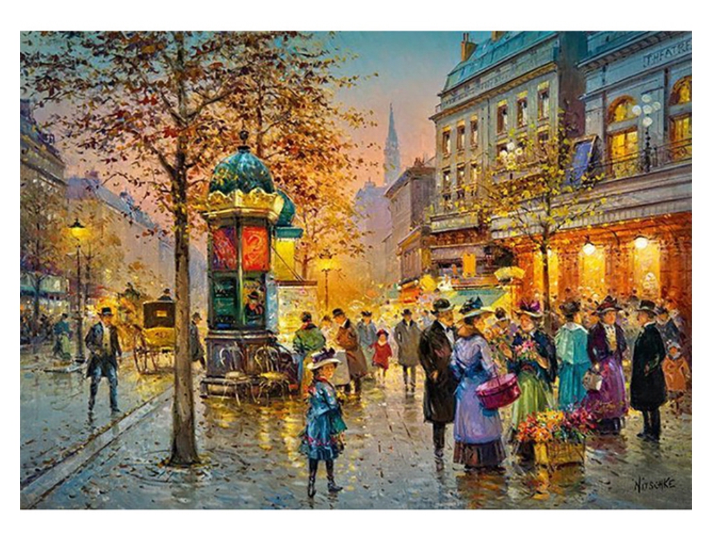 Пазли Паризький бульвар, 1000 елементів, Cherry Pazzi 30202