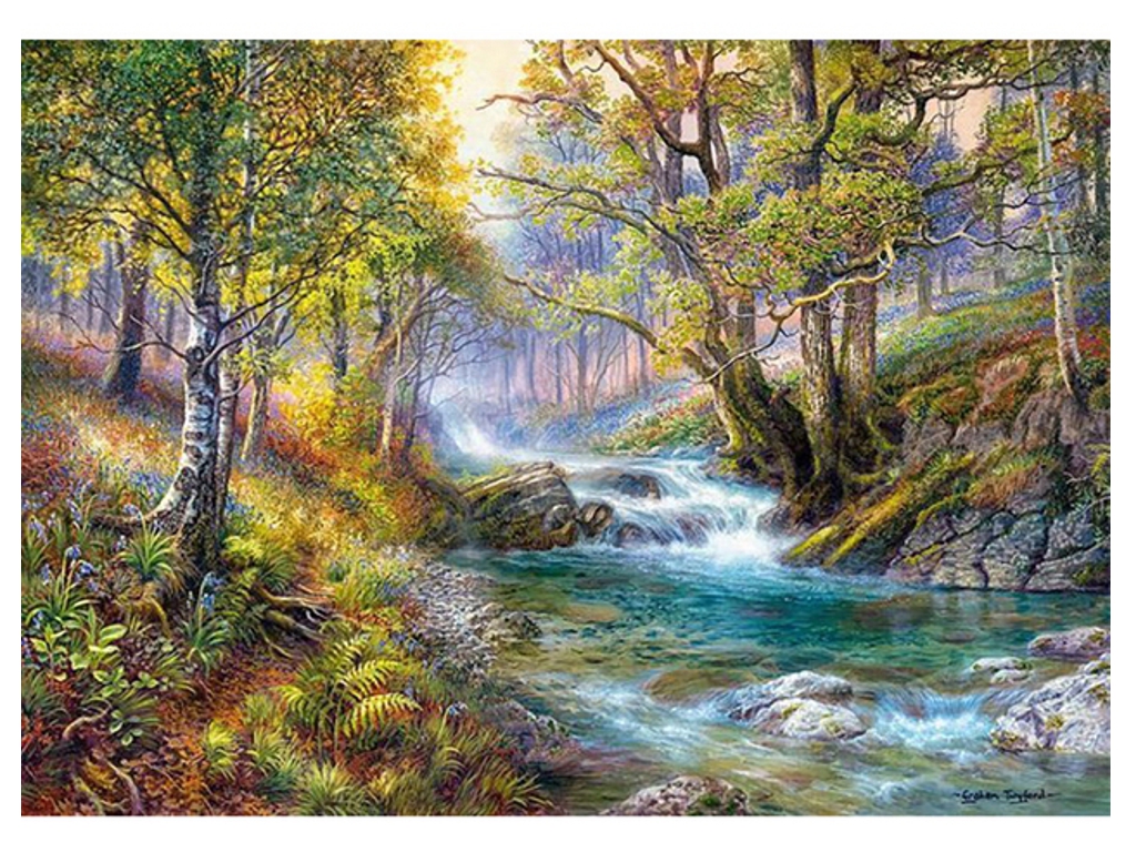 Пазли Загублений струмок, 1000 елементів, Cherry Pazzi 30363