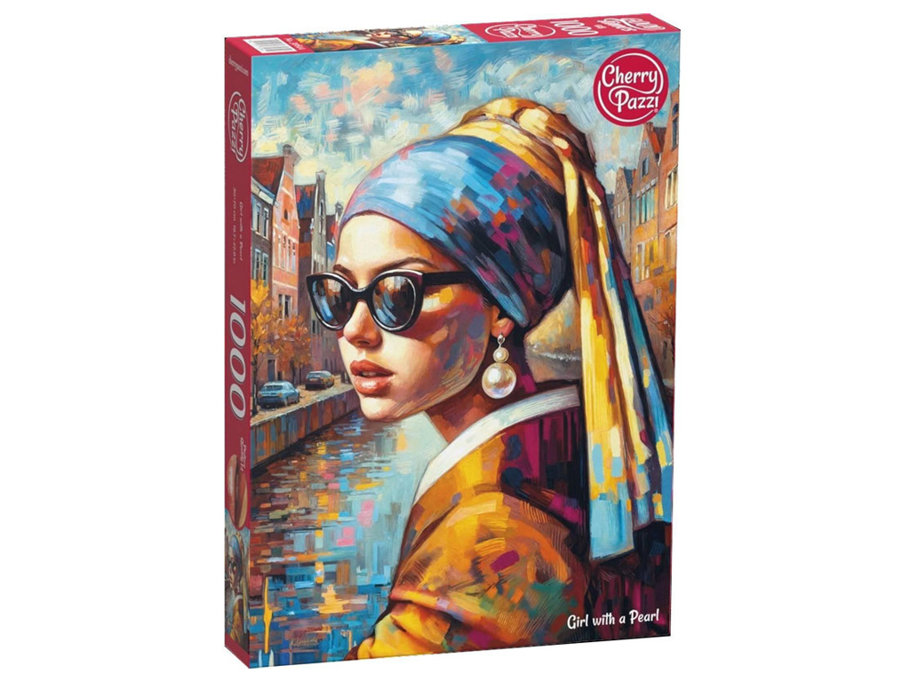 Пазли Дівчина з перлиною, 1000 елементів, Cherry Pazzi 30844