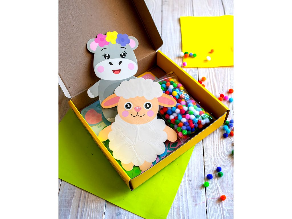 Большой набор для творчества. Pompon Art, Дракончик, Ranok Creative 10100693У