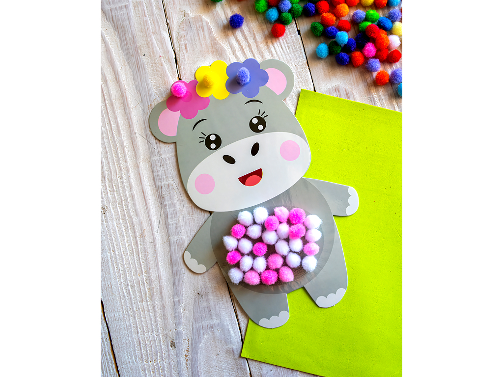 Большой набор для творчества. Pompon Art, Дракончик, Ranok Creative 10100693У