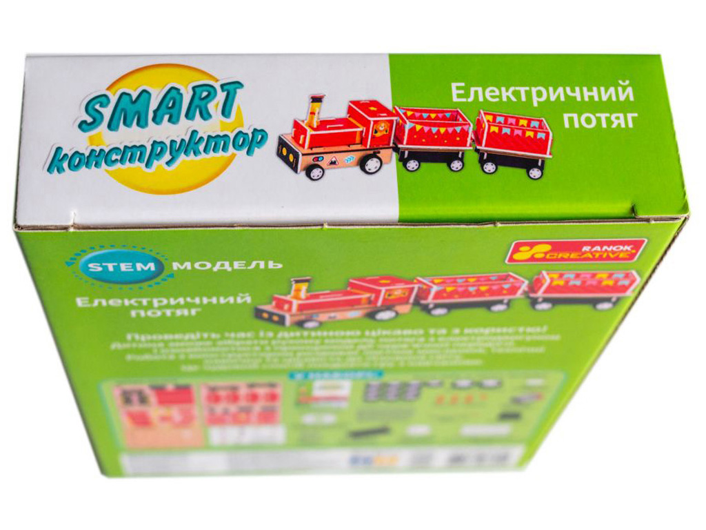 SMART конструктор "Электрический поезд", Ranok Creative 10100704У