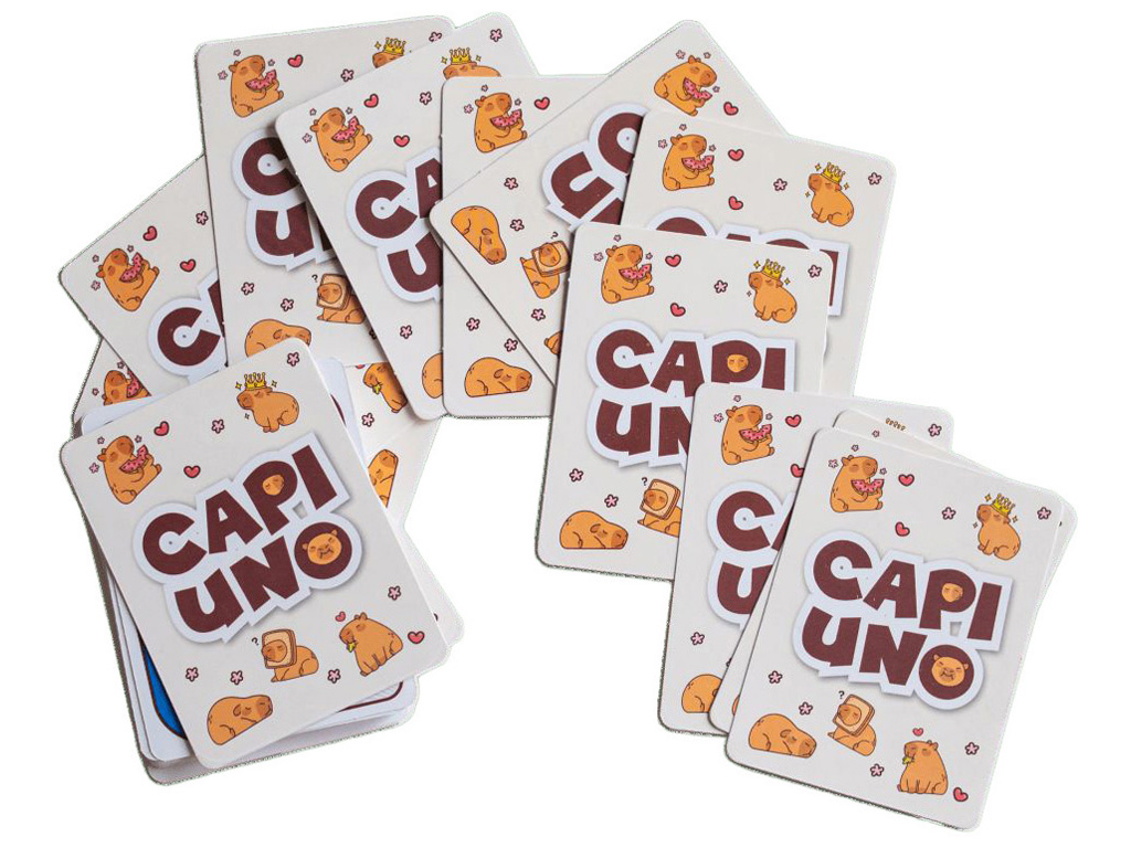 Настольная игра карточная Capiuno-Капиуно, 11 см, со специальными картами, Ranok Creative