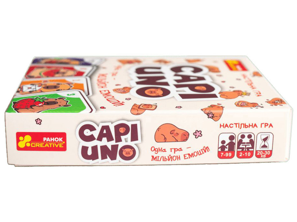 Настольная игра карточная Capiuno-Капиуно, 11 см, со специальными картами, Ranok Creative