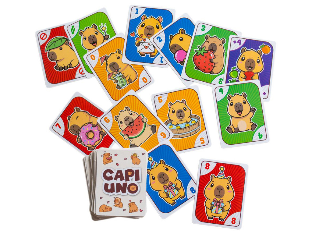 Настольная игра карточная Capiuno-Капиуно, 11 см, со специальными картами, Ranok Creative
