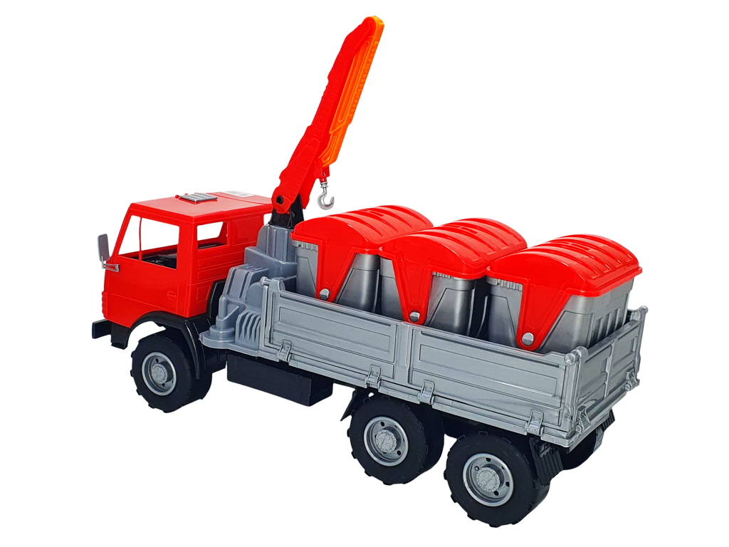 Игрушка грузовик камаз бортовой с манипулятором Х3, ORION