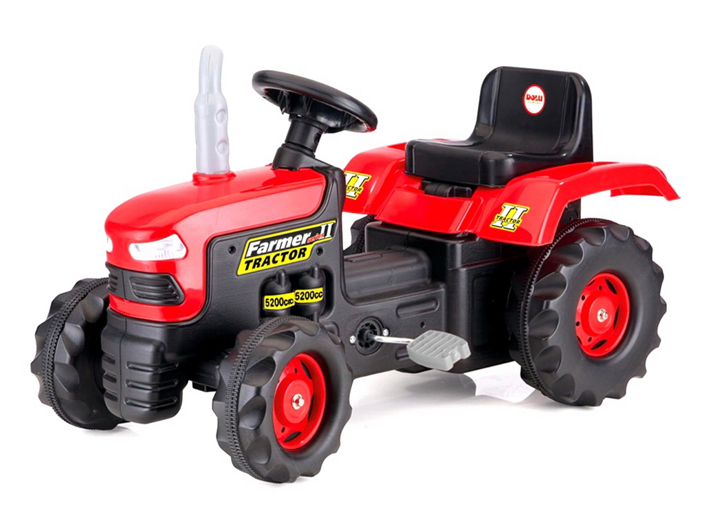 Каталка педальна Трактор, DOLU Toy Factory