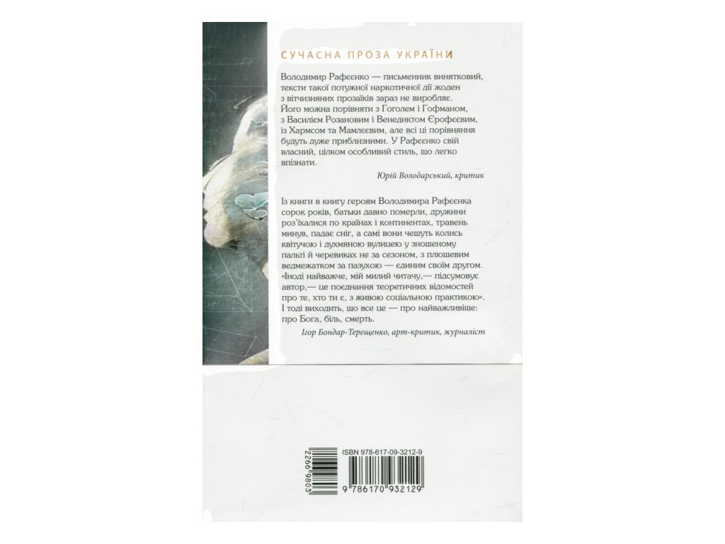 Роман, "Малая книга прощаний", Владимир Рафеенко, Фабула