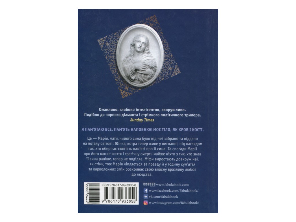 Роман, "Завіт Марії", Колм Тойбін, Фабула