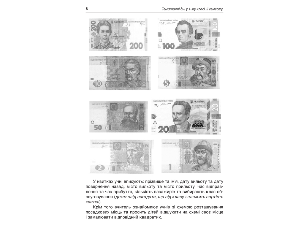 Пособие "Тематические дни в 1 классе II семестр", НУШ, Н. А. Жиганюк, А. В. Кириллова, Основа