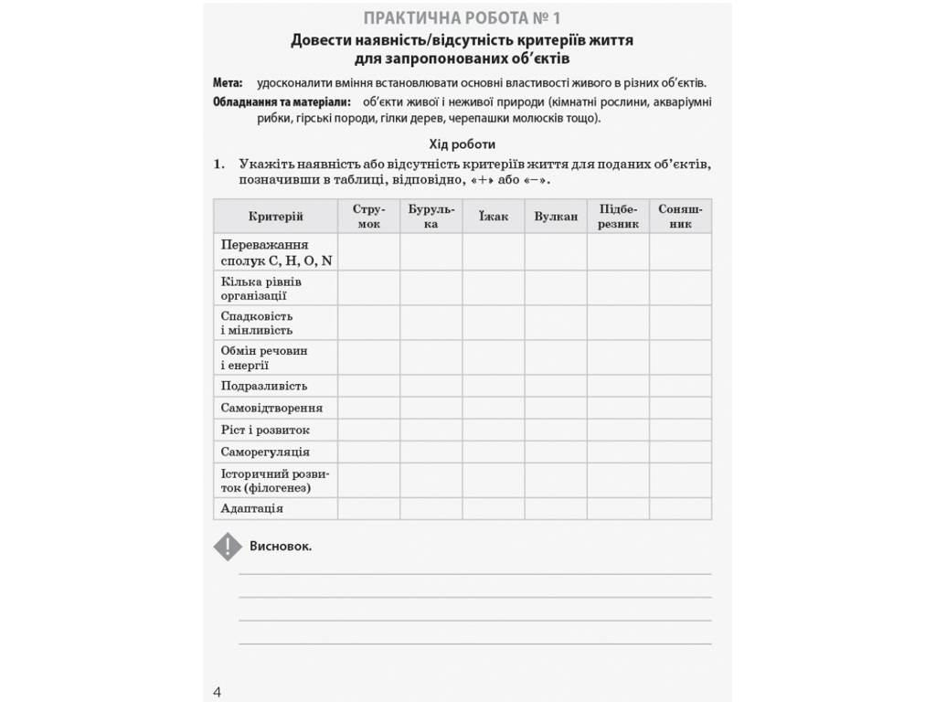 Біологія і екологія. Підручник 10 клас. Профільний рівень, К. Задорожний, О. Утєвська, Ранок