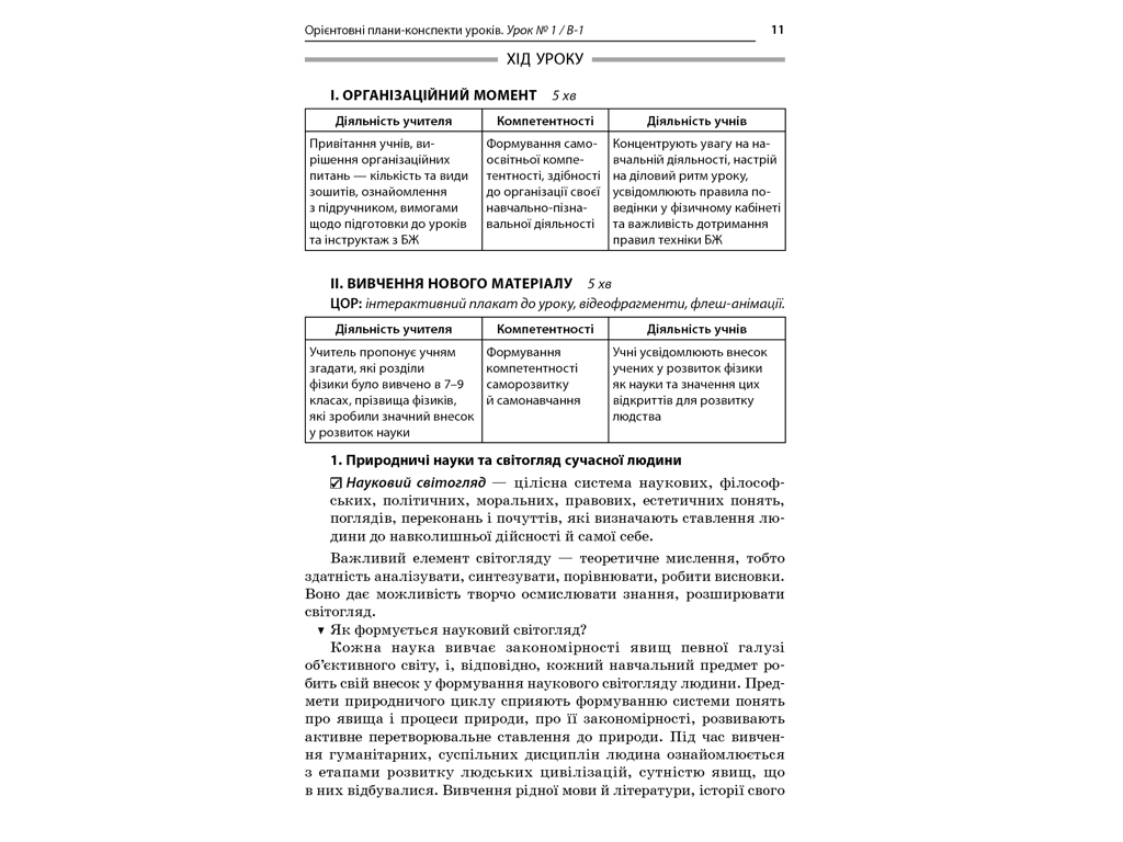 Пособие "Все уроки физики. Уровень стандарта. И семестр", 10 класс, О. В. Антикуз, Основа