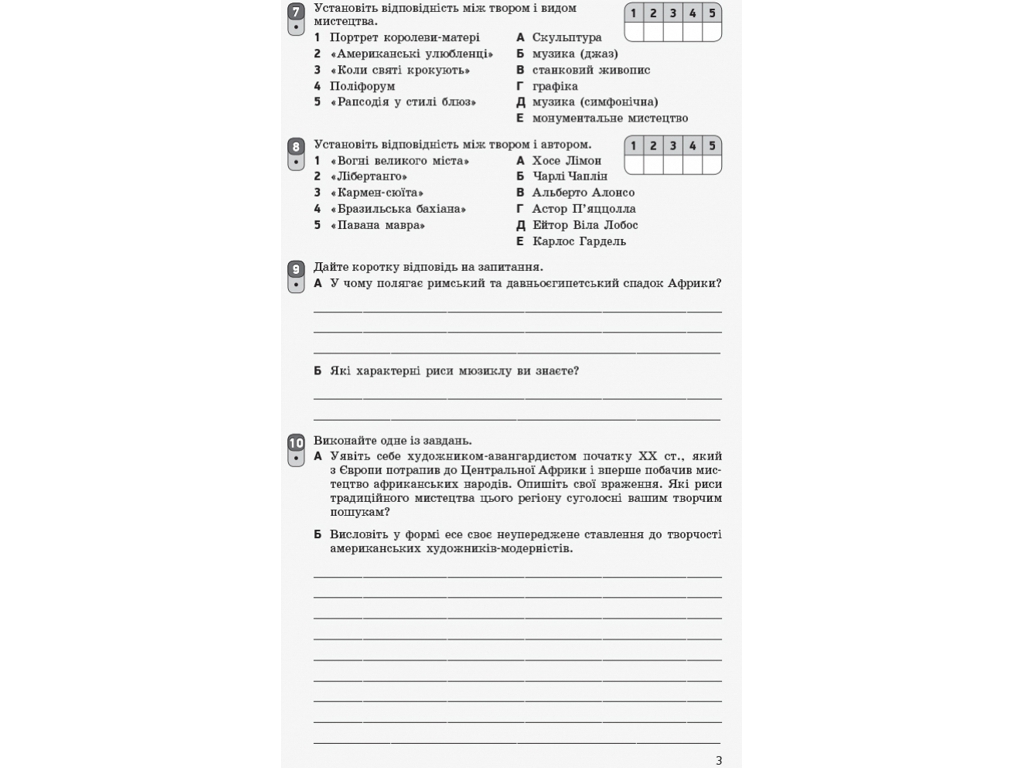 Пособие "Искусство", 10 (11) класс, Уровень стандарта, профильный уровень, О. А. Комаровская,"Ранок"