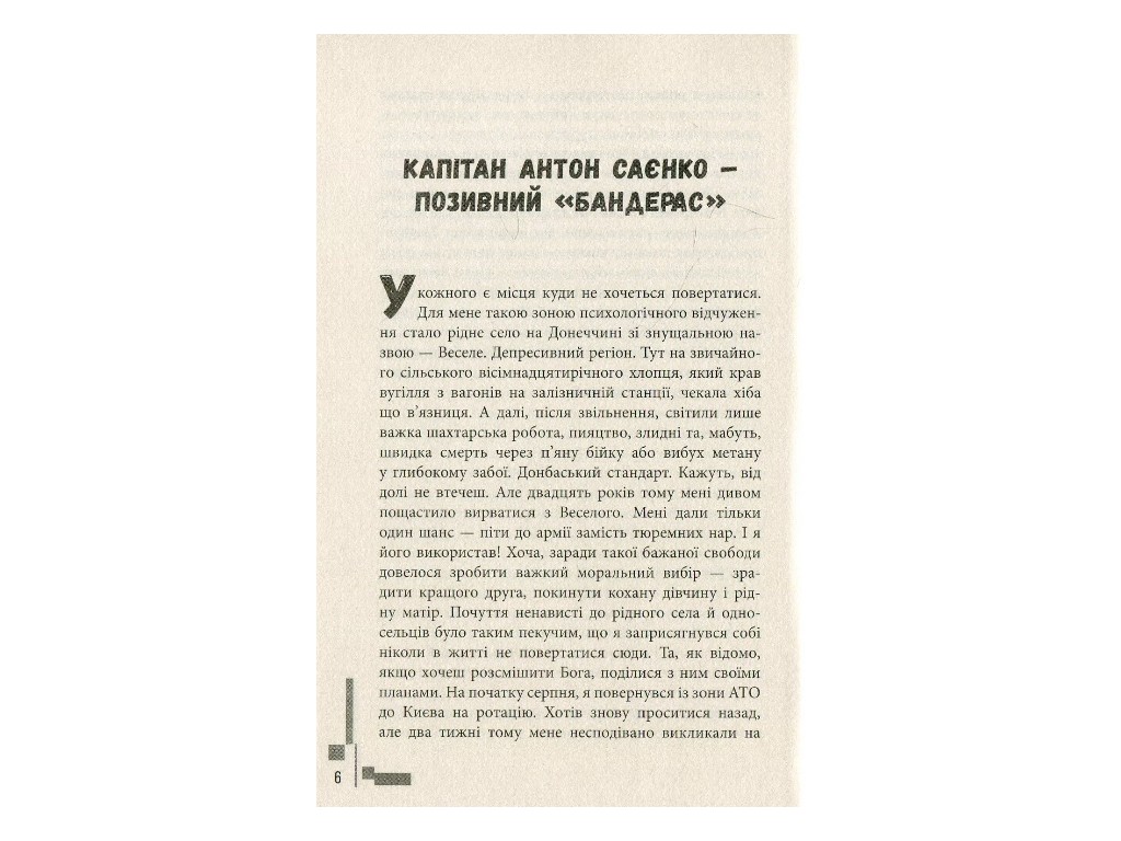 Роман "Позывной Бандерас", С. Клюва, А. Кирсанов, Фабула