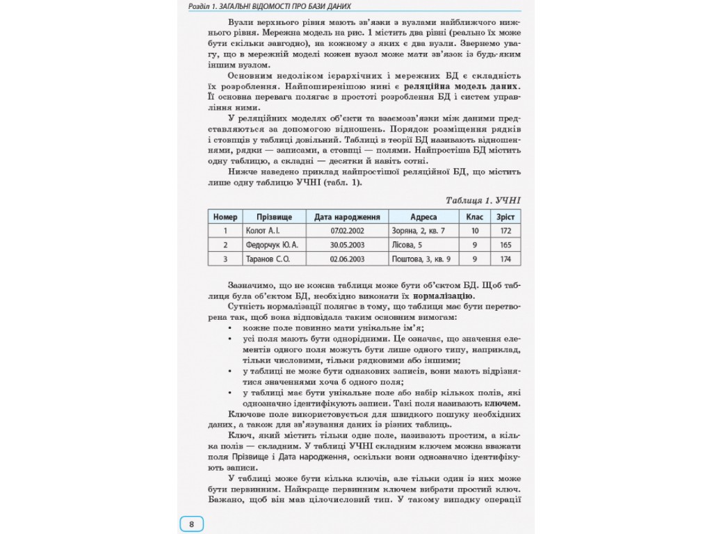Пособие "Информатика. Базы данных (модуль для учащихся 10–11 классов, уровень стандарта)", В. Руденк