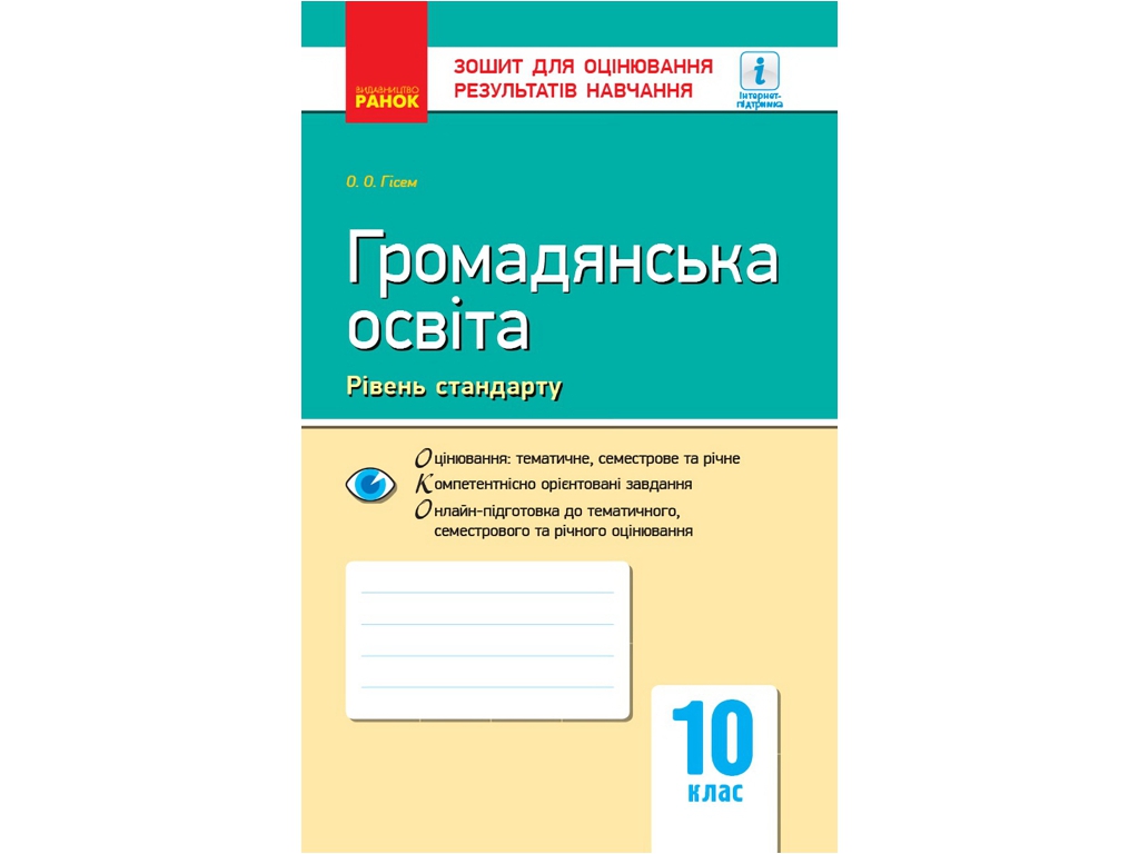 Контроль знаний, Гражданское образование, 10 кл, Уровень стандарта, Ранок