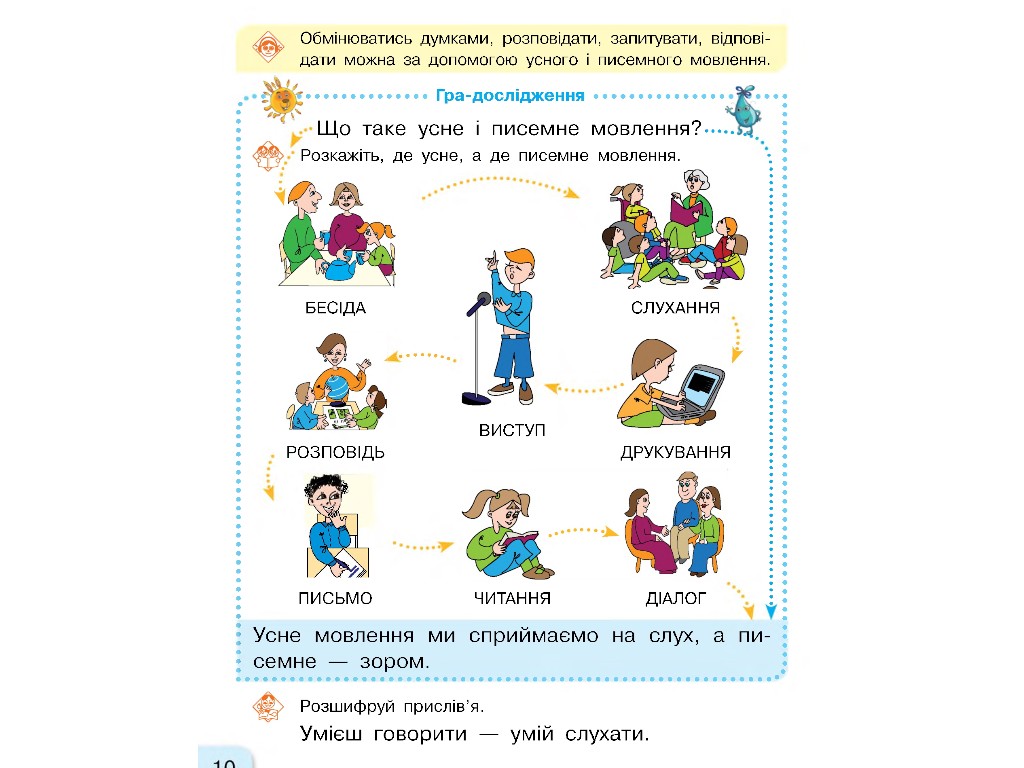 Учебник "Букварь. Украинский язык", 1 класс НУШ, часть 1, Г. Иваница, Ранок