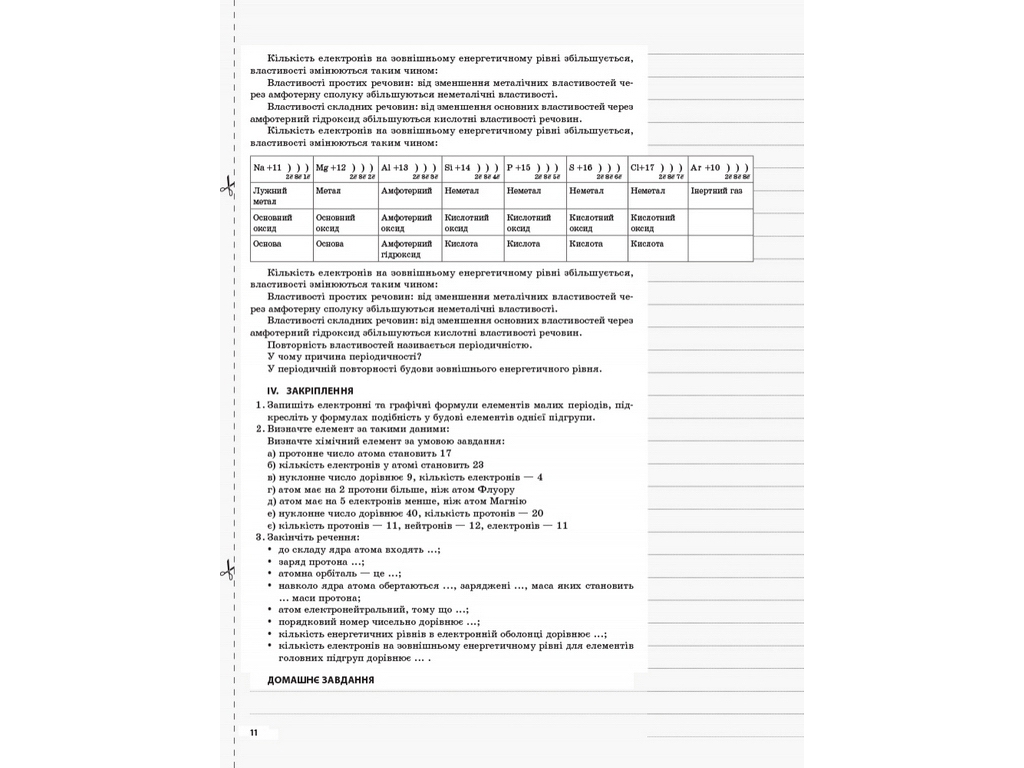 Пособие "Химия. 11 кл. Мой конспект", И. С. Подгаецкая, Основа