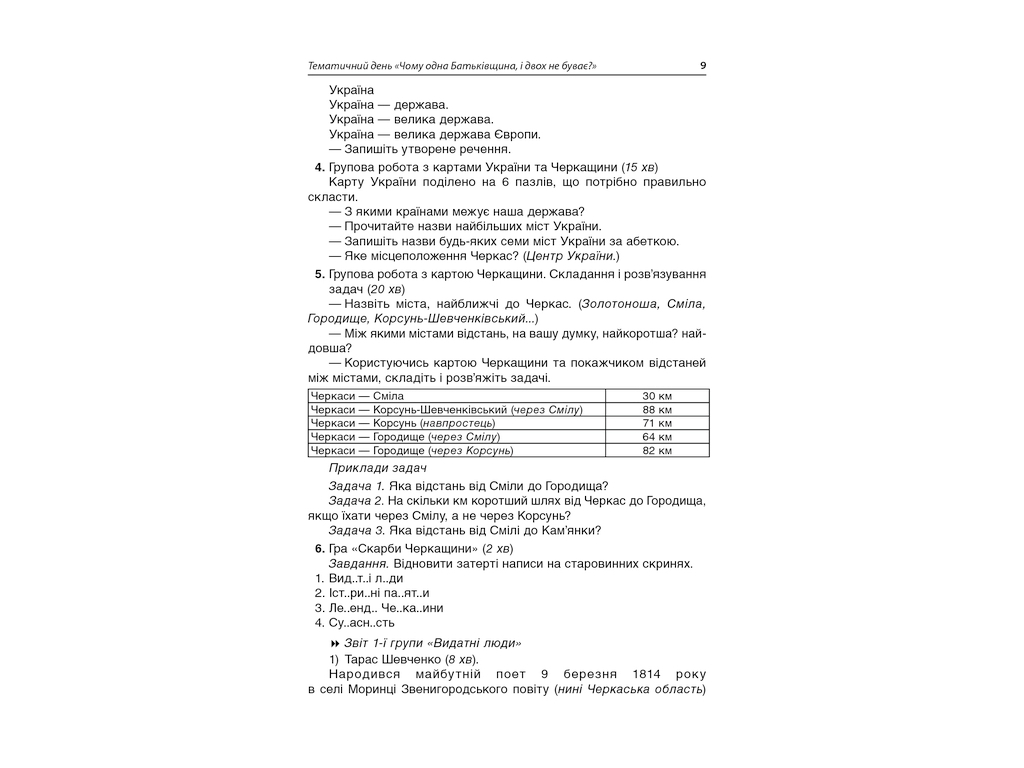 Пособие "Тематические дни во 2 кл. II семестр", Н. А. Жиганюк, О. В. Бурская, Основа