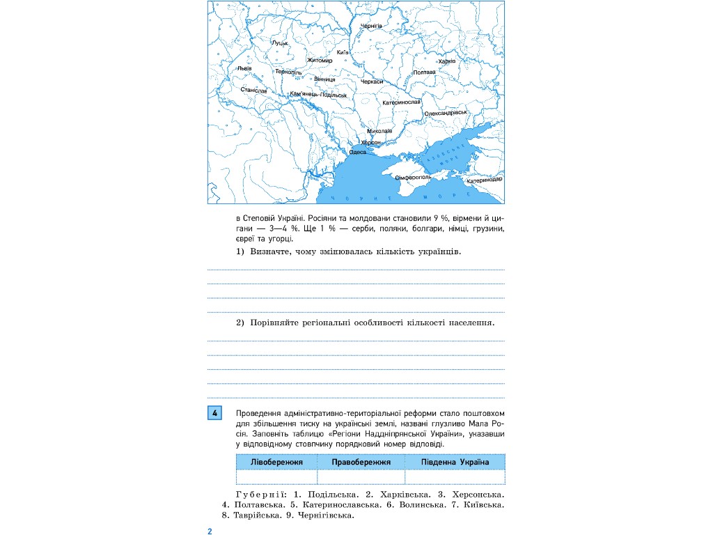 Тетрадь "История Украины. Компетентно ориентированные задачи", 9 класс, А. Грищенко, Ранок