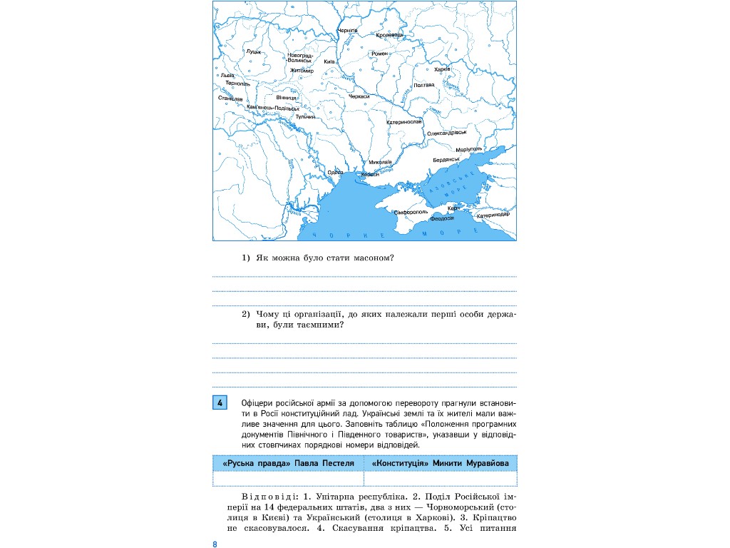 Тетрадь "История Украины. Компетентно ориентированные задачи", 9 класс, А. Грищенко, Ранок