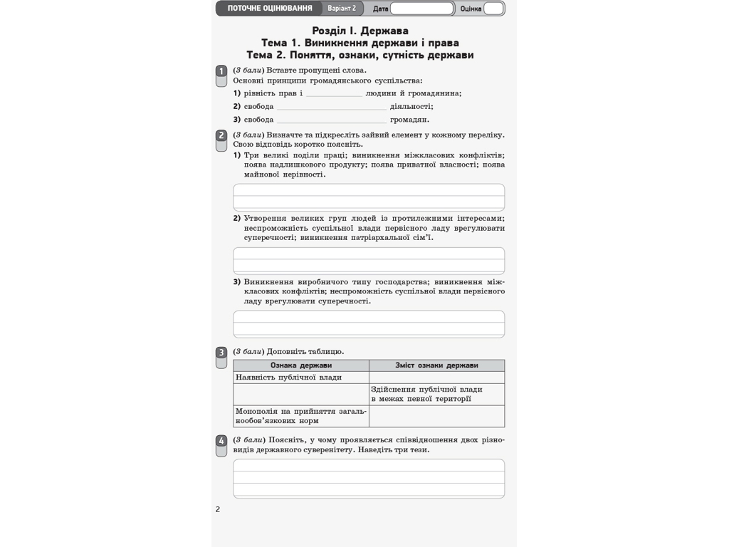 Зошит "Правознавство. 10 клас. Профільний рівень", 10 клас, В. Т. Машика, Ранок