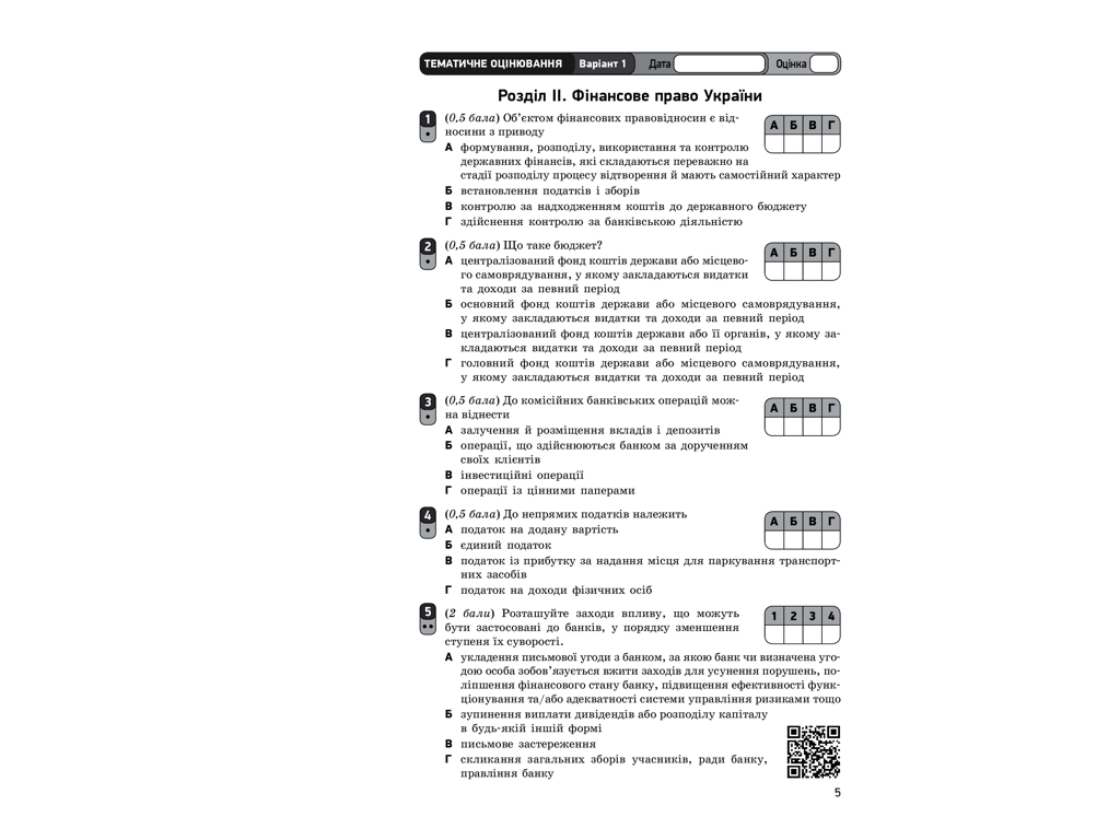 Зошит "Правознавство. 11 клас. Профільний рівень", 11 клас, В. Т. Машика, Ранок