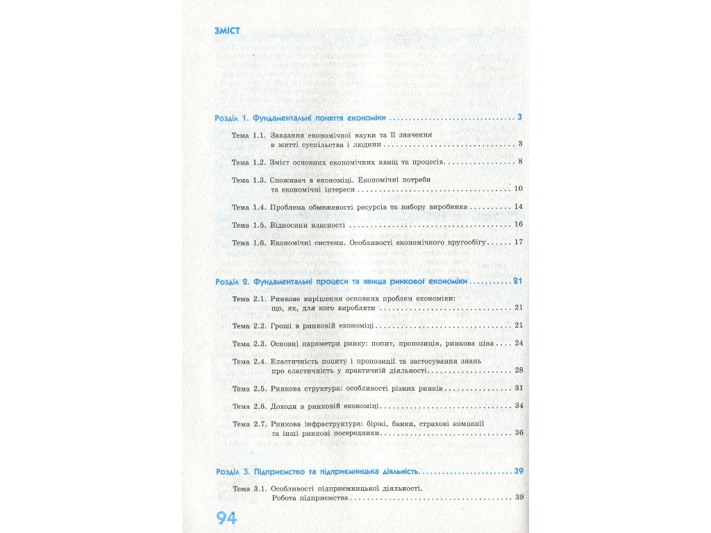 Рятівник "Економіка у визначеннях таблицях і схемах", 10-11 класи, Н. В. Чуба, Ранок