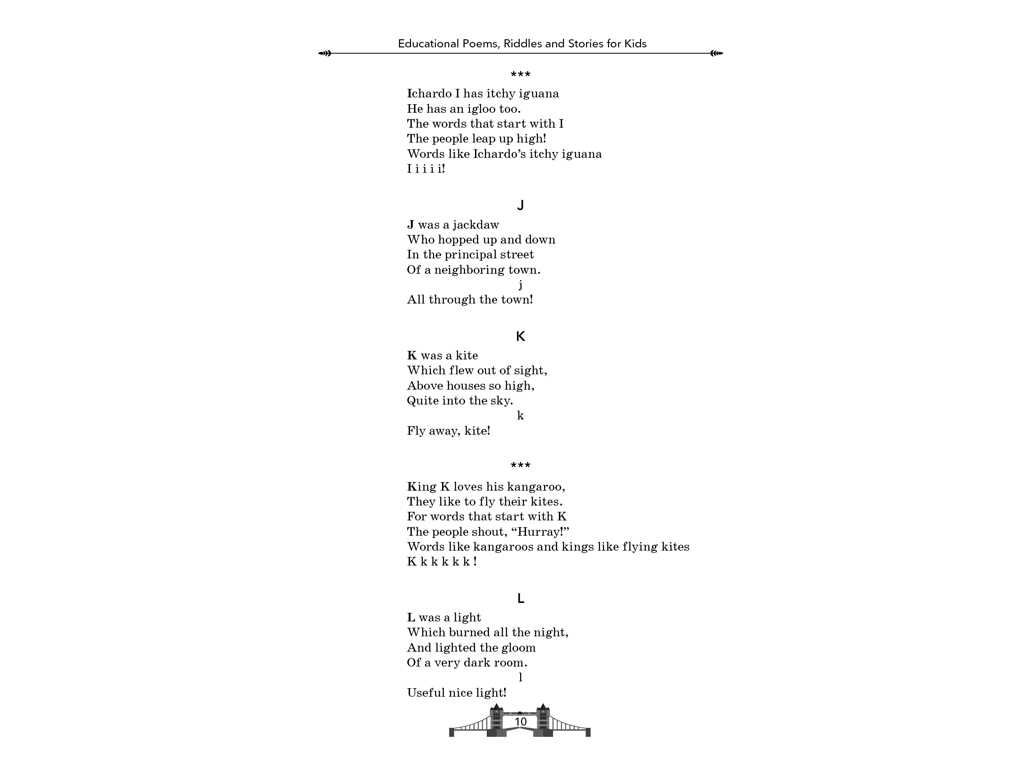 Посібник "Educational Poems Riddles and Stories for Kids", 1–4 класи НУШ, О. Богданова, Основа