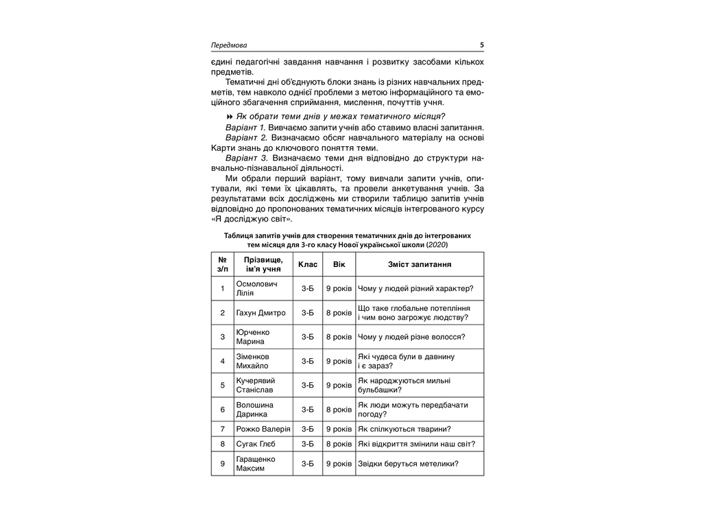 Пособие "Тематические дни в 3 классе", А.В. Кириллова, Основа