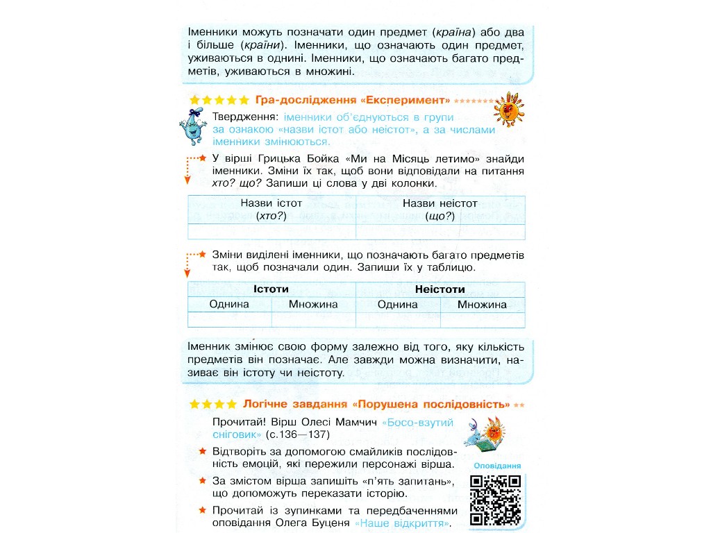 Посібник "Українська мова та читання", 3 клас НУШ ч.2, Г. Іванців, Ранок