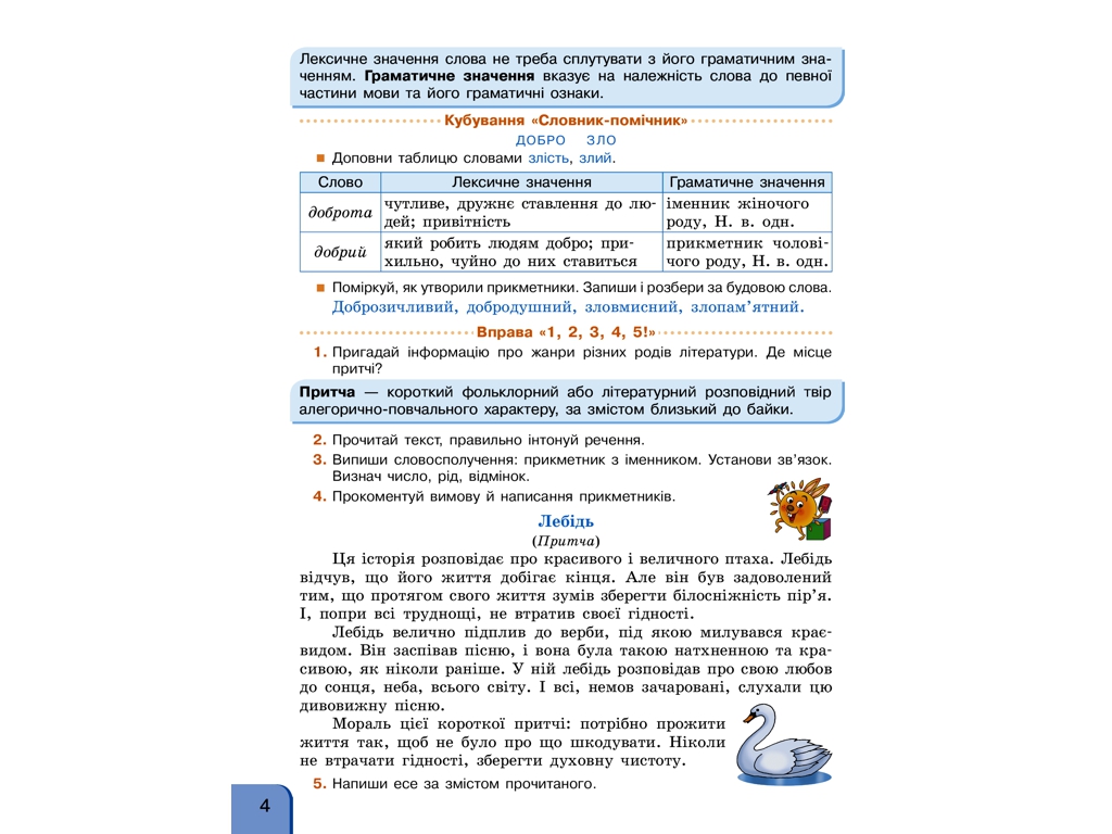 Навчальний посібник "Українська мова та читання", 4 клас НУШ ч.3, Г. Іванців, Ранок