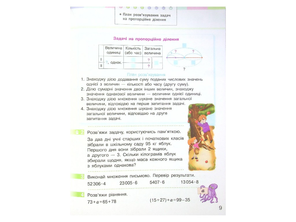 Учебник "Математика", 4 класс НУШ часть 2, С. Скворцова, О. Оноприенко, Ранок