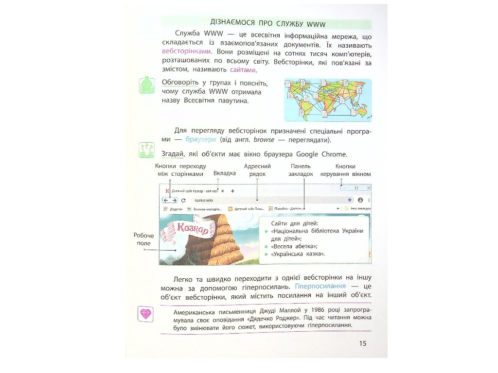 Підручник "Інформатика", 4 клас НУШ, М. Корнієнко, С. Крамаровська, Ранок