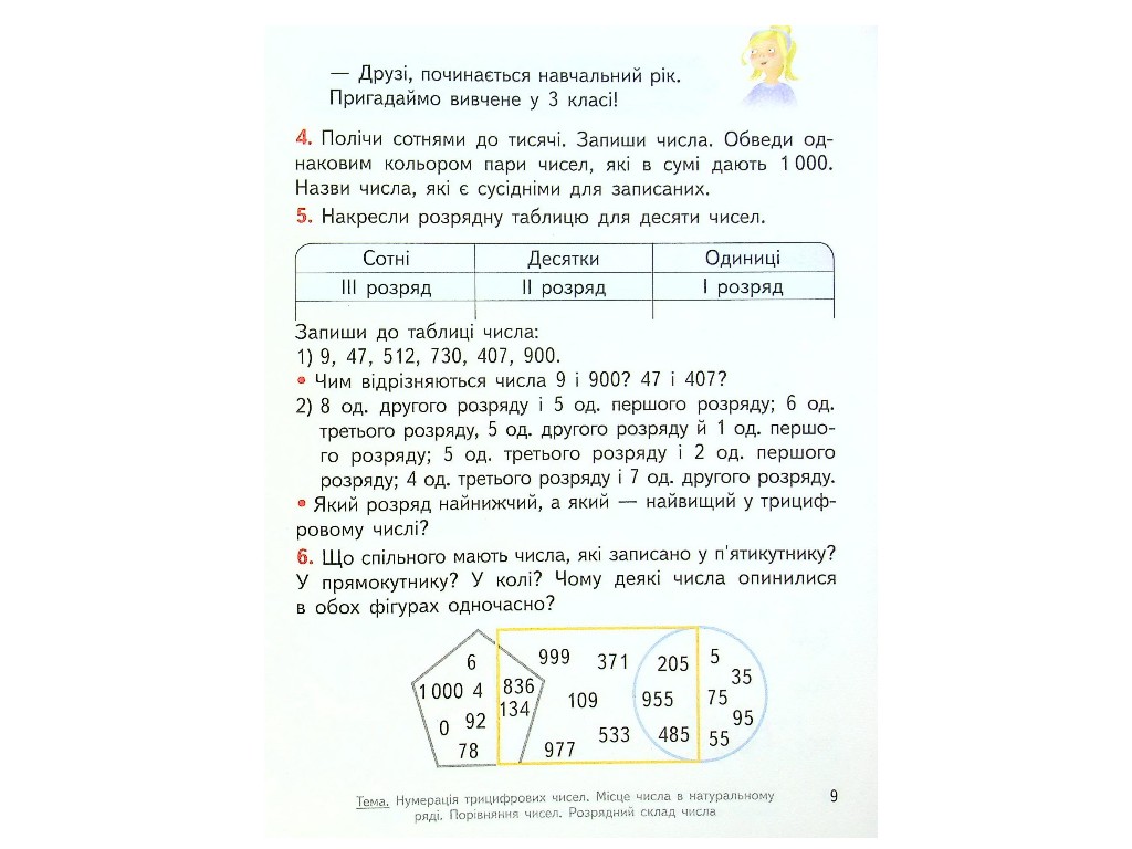 Підручник "Математика", 4 клас НУШ частина 1, О. Гісь, І. Філяк, Ранок