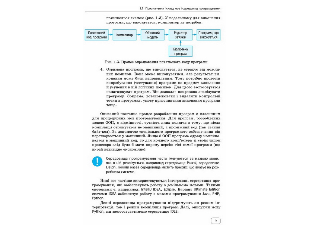Пособие "Информатика. Алгоритмы и программы", 7-9 классы, В. Руденко, Ранок