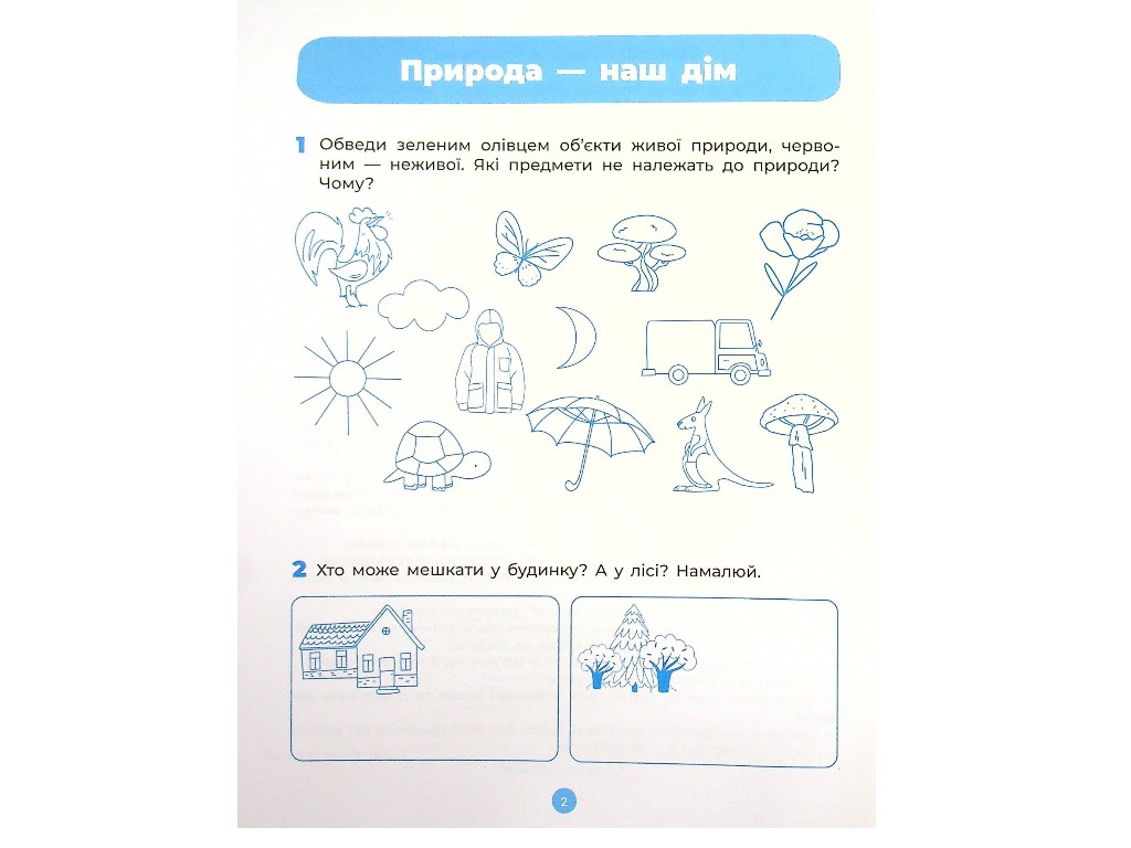 Рабочая тетрадь "Природа", Готовимся к НУШ, 5–6 лет, А. А. Шевцова, К. С. Трембак, Основа